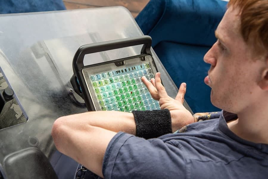 New dedicated and portable communication aid for AAC to suit broad range of complex needs
